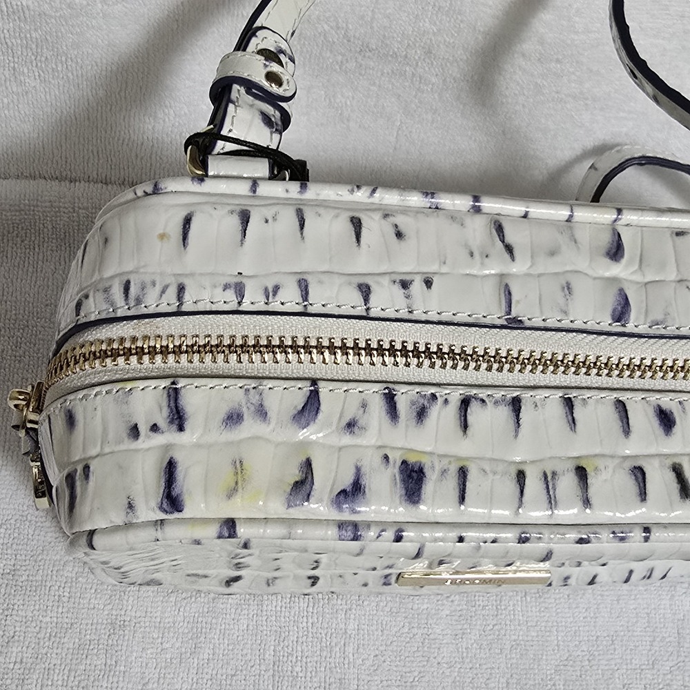 Brahmin Demi Crossbody Bag Marina La Scala Croc Embossed Leather Dillard's Exclu - Picture 6 of 16
